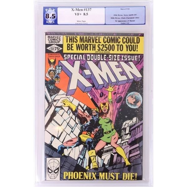 MARVEL X-MEN #137 PGX 8.5 WHITE PAGES 1980