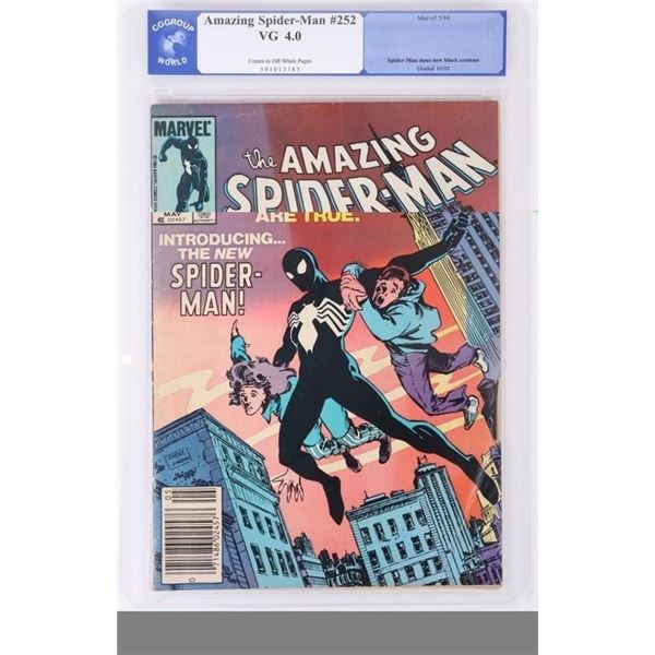 MARVEL AMAZING SPIDER-MAN #252 CGG GRADE 4.0