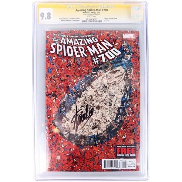 AMAZING SPIDER-MAN #700 STAN LEE SIGNED CGC 9.8