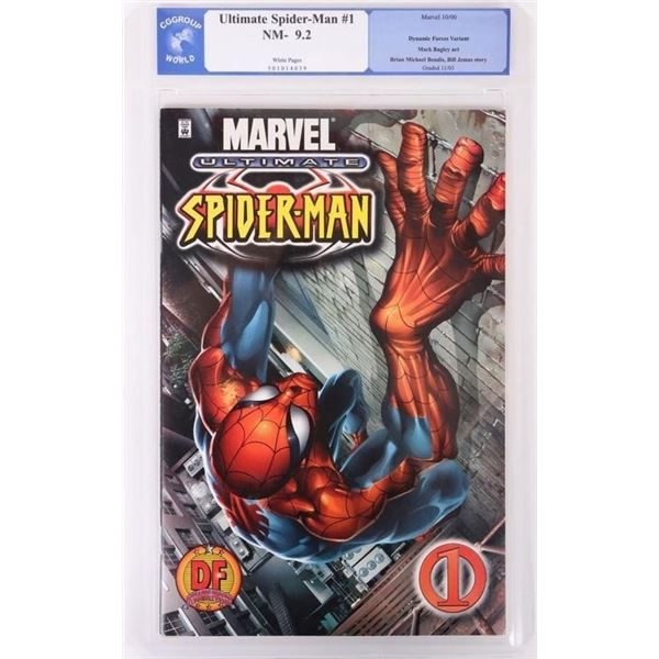 ULTIMATE SPIDER-MAN #1 DYNAMIC FORCES CGG 9.2