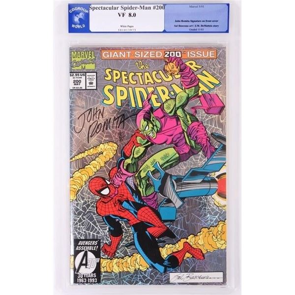 SIGNED MARVEL SPECTACULAR SPIDER-MAN #200 CGG 8.0