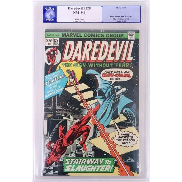 MARVEL DAREDEVIL #128 PGX 9.4 1975 WHITE PGS.