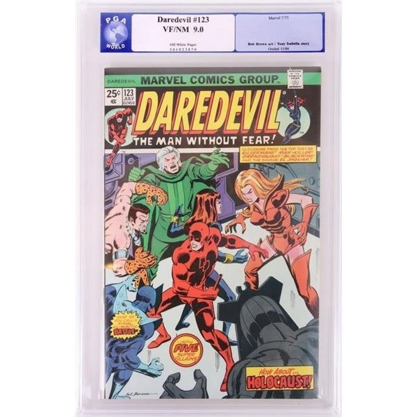 MARVEL DAREDEVIL #123 PGX 9.0 1975 OFF-WHITE PGS.