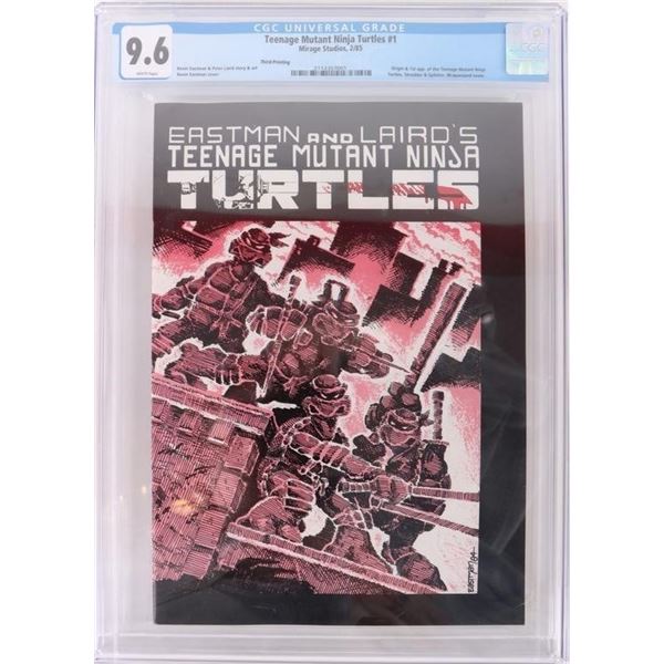 TEENAGE MUTANT NINJA TURTLES #1 CGC 9.6 - 3RD PR.