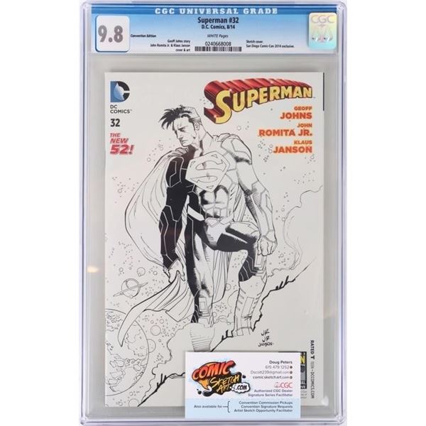 DC SUPERMAN #32 CGC 9.8 2014 SDCC EDITION