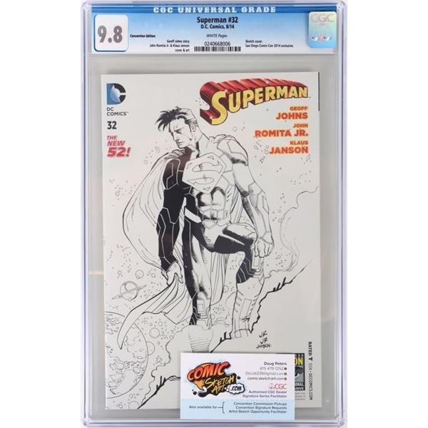 DC SUPERMAN #32 CGC 9.8 2014 SDCC EDITION