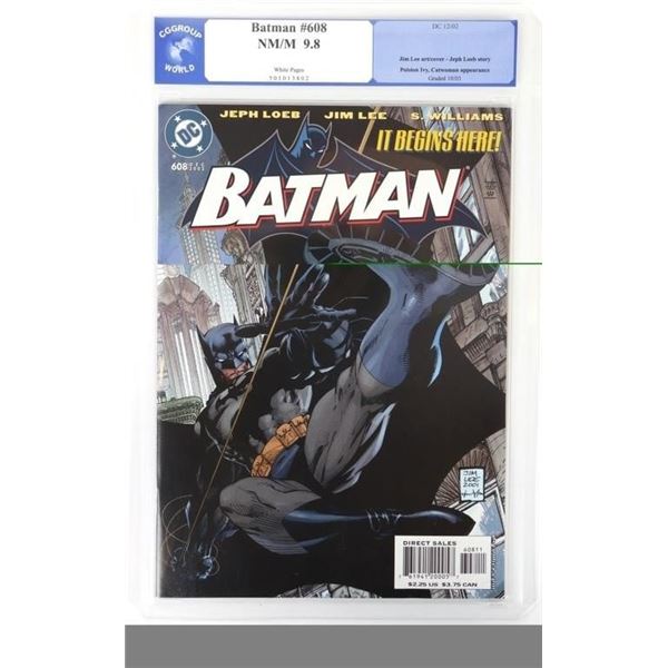 BATMAN #608 "HUSH STORY" COMIC BOOK CGG 9.8