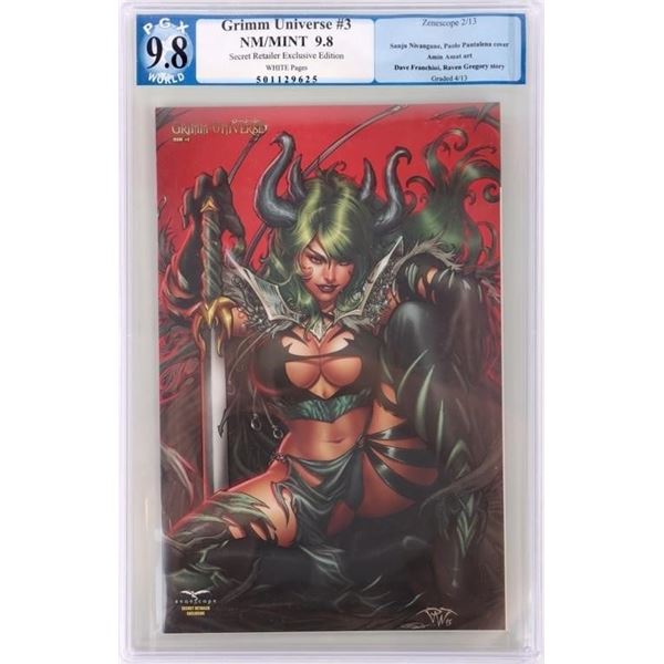 ZENESCOPE GRIMM UNIVERSE #3 PGX 9.8 SREE