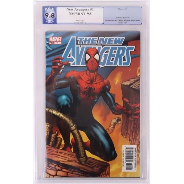 MARVEL NEW AVENGERS #1 PGX 9.8 2005 VARIANT