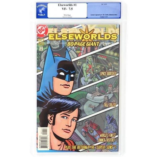 ELSEWORLDS #1 DC COMIC BOOK CGG 7.5