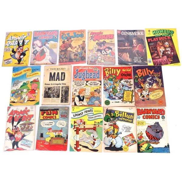 ASSORTED COLLECTIBLE GOLDEN AGE COMICS + MORE