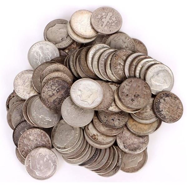 90% SILVER ROOSEVELT DIMES 243.4g