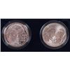 Image 2 : US MINT 2001 BUFFALO HEAD SILVER DOLLAR PROOF SET