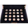 Image 2 : PRESIDENTIAL GOLDEN $1 EIGHTY COIN SET W/ CASE