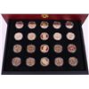 Image 3 : PRESIDENTIAL GOLDEN $1 EIGHTY COIN SET W/ CASE