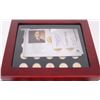 Image 2 : PRESIDENTIAL GOLDEN $1 EIGHTY COIN SET W/ CASE