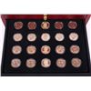 Image 4 : PRESIDENTIAL GOLDEN $1 EIGHTY COIN SET W/ CASE