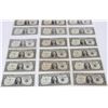 Image 3 : US SILVER CERTIFICATES $1 BILLS - LOT OF 19