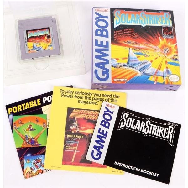 SOLAR STRIKER FOR NINTENDO GAME BOY FULL SET
