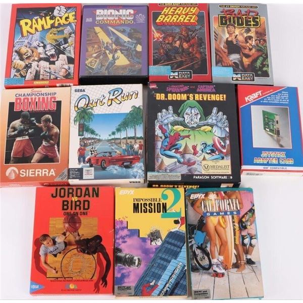 VINTAGE FLOPPY DISK VIDEO GAMES COLLECTION - (11)