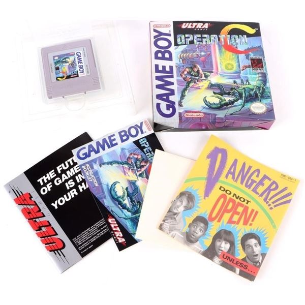 OPERATION C NINTENDO GAME BOY FULL SET