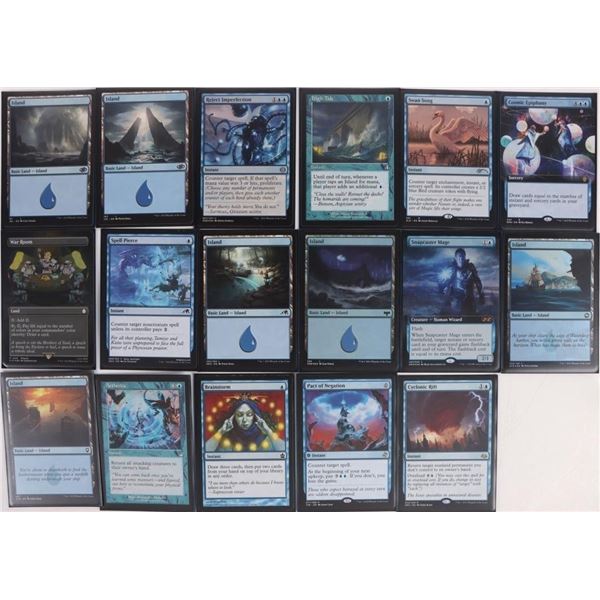 MAGIC THE GATHERING LOT INCL BOX TOPPER CARD