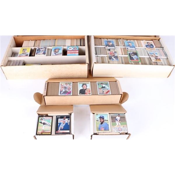 ASSORTED 80'S AND 90'S BASEBALL CARD SETS - (5)