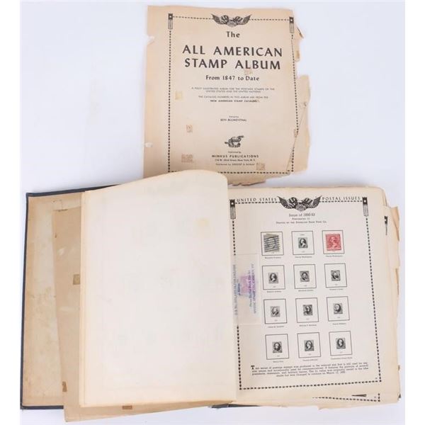 THE ALL AMERICAN STAMP ALBUM 1847-1957 BOOK