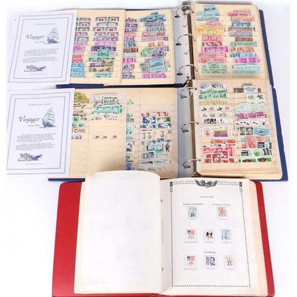LARGE US STAMP COLLECTION ALL AMERICAN & VOYAGER