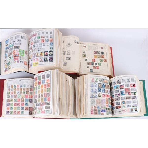 HUGE COLLECTION OF WORLD STAMP ALBUMS ~5000 STAMPS
