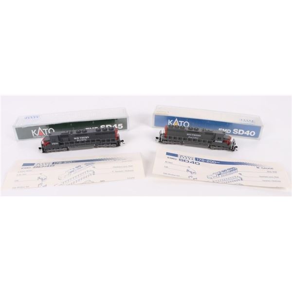 KATO N GAUGE EMD SD40 & SD45 MODELS - (2)