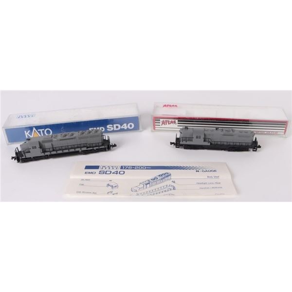 UNDECORATED N GAUGE PRECISION RAILROAD MODELS - 2