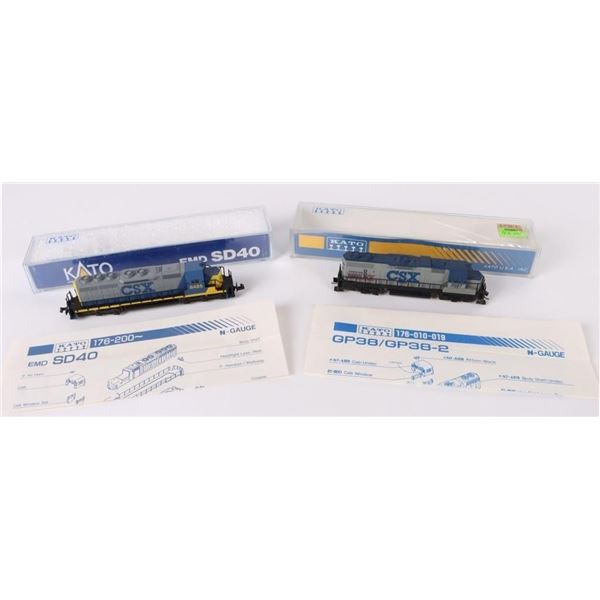 KATO N GAUGE PRECISION RAILROAD MODELS - (2)