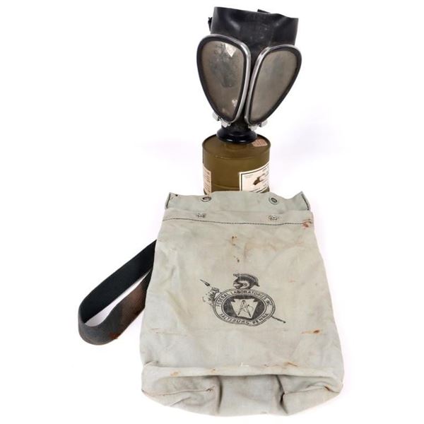 VINTAGE ACME FULL FACE MASK NO.6 W/ CAN & BAG