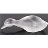 Image 2 : BACCARAT FRANCE CRYSTAL FROSTED SIGNED DUCK