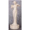 Image 1 : URANIUM GLASS  ALADDIN ALACITE ART DECO STATUE