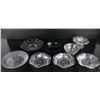 Image 1 : ASSORTED ETCHED GLASS BOWLS & PLATES - LOT OF 8