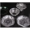 Image 2 : ASSORTED ETCHED GLASS BOWLS & PLATES - LOT OF 8
