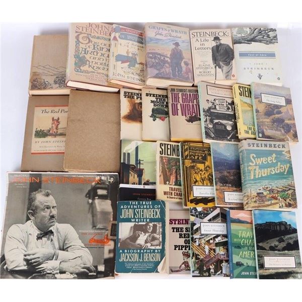 ASSORTED JOHN STEINBACK BOOKS/ RECORDS - (25)