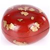Image 1 : ASIAN MOTHER OF PEARL PEACH WOODEN BOX