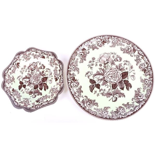 THE SPODE ARCHIVE COLLECTION BRITISH FLOWER PLATES