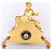 Image 5 : ORNATE CAST METAL GOLD VICTORIAN MANTLE CLOCK