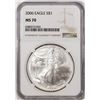 Image 1 : 2006 $1 American Silver Eagle Coin NGC MS70