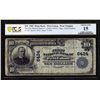 Image 1 : 1902 PB $10 NB of West Union, WV CH# 6424 National Currency Note PCGS Choice Fine 15