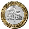 Image 3 : .999 Silver Four Queens Casino Hotel Las Vegas $10 Limited Edition Gaming Token