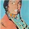Image 3 : Andy Warhol (1928-1987) "The American Indian Series (Blue)" Print Poster on Paper