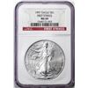 Image 1 : 1997 $1 American Silver Eagle Coin NGC MS69 First Strikes