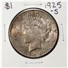 Image 1 : 1925-S $1 Peace Silver Dollar Coin