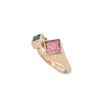 Image 2 : 14KT Yellow Gold 1.47 ctw Tourmaline, Topaz, and Diamond Ring