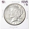 Image 1 : 1935-S $1 Peace Silver Dollar Coin
